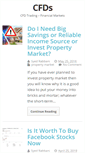 Mobile Screenshot of cfd-uk.com